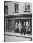 View of a Butcher's Shop in Ennis-Hans Wild-Stretched Canvas