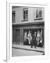 View of a Butcher's Shop in Ennis-Hans Wild-Framed Photographic Print