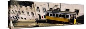 View of a Cable Car, Elevador Da Gloria, Lisbon, Portugal-null-Stretched Canvas