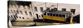 View of a Cable Car, Elevador Da Gloria, Lisbon, Portugal-null-Stretched Canvas