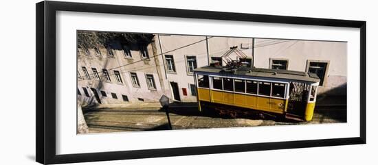 View of a Cable Car, Elevador Da Gloria, Lisbon, Portugal-null-Framed Photographic Print