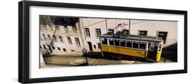 View of a Cable Car, Elevador Da Gloria, Lisbon, Portugal-null-Framed Photographic Print