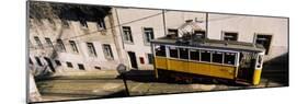 View of a Cable Car, Elevador Da Gloria, Lisbon, Portugal-null-Mounted Photographic Print