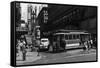 View of a Cable Car on Powell and Market Streets - San Francisco, CA-Lantern Press-Framed Stretched Canvas