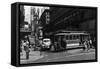 View of a Cable Car on Powell and Market Streets - San Francisco, CA-Lantern Press-Framed Stretched Canvas