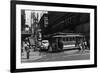 View of a Cable Car on Powell and Market Streets - San Francisco, CA-Lantern Press-Framed Art Print