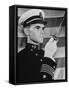 View of a Cadet at the Us Naval Academy Posing For a Picture-John Phillips-Framed Stretched Canvas