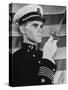 View of a Cadet at the Us Naval Academy Posing For a Picture-John Phillips-Stretched Canvas