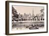 View of a Canal in Bangkok, C.1890-Robert Lenz-Framed Photographic Print