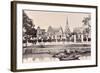 View of a Canal in Bangkok, C.1890-Robert Lenz-Framed Photographic Print