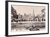 View of a Canal in Bangkok, C.1890-Robert Lenz-Framed Photographic Print