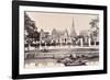 View of a Canal in Bangkok, C.1890-Robert Lenz-Framed Photographic Print