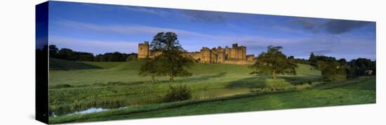 View of a Castle, Alnwick Castle, Northumberland, England, United Kingdom-null-Stretched Canvas