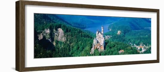 View of a Castle, Neuschwanstein Castle, Bavaria, Germany-null-Framed Photographic Print