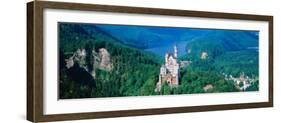 View of a Castle, Neuschwanstein Castle, Bavaria, Germany-null-Framed Photographic Print