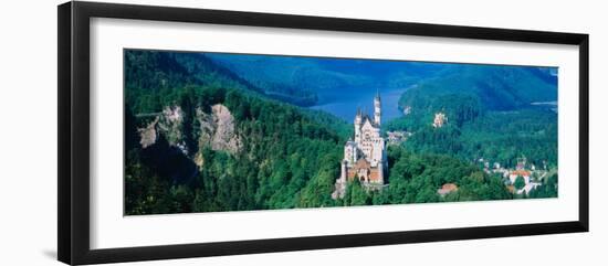 View of a Castle, Neuschwanstein Castle, Bavaria, Germany-null-Framed Photographic Print