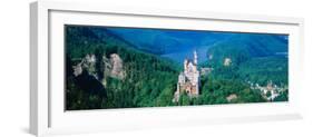 View of a Castle, Neuschwanstein Castle, Bavaria, Germany-null-Framed Photographic Print