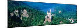 View of a Castle, Neuschwanstein Castle, Bavaria, Germany-null-Mounted Photographic Print