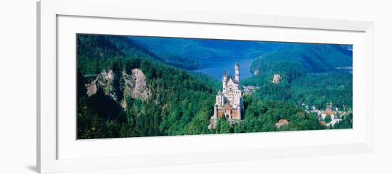 View of a Castle, Neuschwanstein Castle, Bavaria, Germany-null-Framed Photographic Print