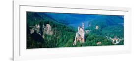 View of a Castle, Neuschwanstein Castle, Bavaria, Germany-null-Framed Photographic Print
