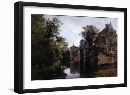 View of a Chateau Built under Louis XIII, Saint Loup, 1882-Emmanuel Lansyer-Framed Giclee Print