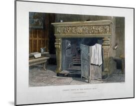 View of a Chimney Piece in the Baptist's Head Inn, Clerkenwell, London, 1851-John Wykeham Archer-Mounted Giclee Print