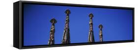 View of a Church, Sagrada Familia, Barcelona, Catalonia, Spain-null-Framed Stretched Canvas
