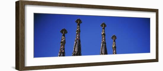 View of a Church, Sagrada Familia, Barcelona, Catalonia, Spain-null-Framed Photographic Print