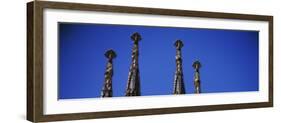 View of a Church, Sagrada Familia, Barcelona, Catalonia, Spain-null-Framed Photographic Print