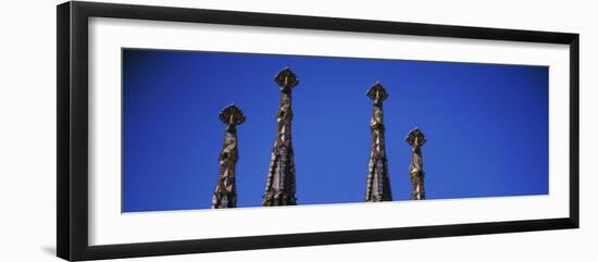 View of a Church, Sagrada Familia, Barcelona, Catalonia, Spain-null-Framed Photographic Print