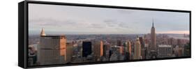 View of a City, Midtown Manhattan, Manhattan, New York City, New York State, USA-null-Framed Stretched Canvas