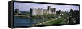 View of a City, Old Port, Montreal, Quebec, Canada-null-Framed Stretched Canvas