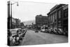 View of a City Street Scene - Lewiston, ID-Lantern Press-Stretched Canvas