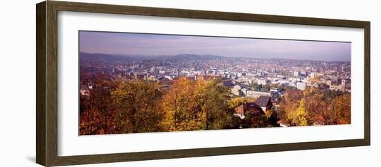 View of a City, Stuttgart, Baden-Wurttemberg, Germany-null-Framed Photographic Print