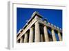 View of a Corner of the Parthenon, 5Th Century BC (Photography)-Greek school-Framed Giclee Print