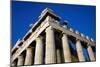 View of a Corner of the Parthenon, 5Th Century BC (Photography)-Greek school-Mounted Giclee Print