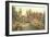 View of a Country House and Garden-Ernest Arthur Rowe-Framed Giclee Print