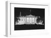 View of a Dimmed White House Building-null-Framed Photographic Print