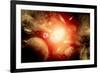 View of a Distant Part of the Galaxy-null-Framed Art Print