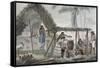 View of a Distillery on the Island of Guam, from 'Voyage Autour Du Monde Sur Les Corvettes De…-Alphonse Pellion-Framed Stretched Canvas