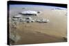 View of a Dust Storm That Stretches across the Sand Seas of the Sahara Desert-null-Stretched Canvas