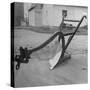 View of a Farmer's Plow-Wallace Kirkland-Stretched Canvas