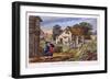 View of a Farmyard in Hendon, in the London Borough of Barnet, C1795-null-Framed Giclee Print