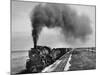 View of a Freight Train Crossing an Open Prairie-Thomas D^ Mcavoy-Mounted Photographic Print