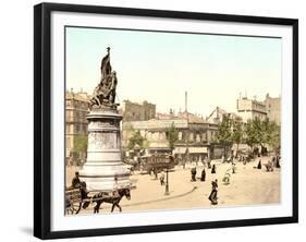 View of a French City-null-Framed Giclee Print