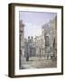 View of a French Protestant church on St Martin's le Grand, City of London, 1885-John Crowther-Framed Giclee Print
