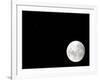 View of a Full Moon, Also Shows Mars, Which Appears as a Small Dot-Stocktrek Images-Framed Photographic Print