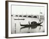 View of a Funeral Gondola 1880-1920-null-Framed Giclee Print