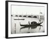 View of a Funeral Gondola 1880-1920-null-Framed Giclee Print