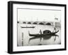 View of a Funeral Gondola 1880-1920-null-Framed Giclee Print